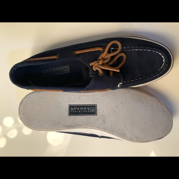 UNIQUE NAVY BLUE SPERRY TOP-SIDERS - Picture 3 of 5